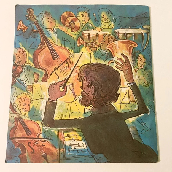 Vintage 1968 Instruments of the Orchestra 7  Inch Record and Book Columbia - Picture 3 of 16